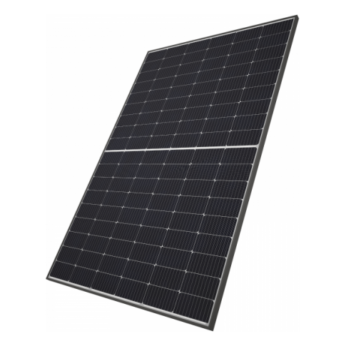 SHARP 410W Monocrystalline PERC Solar Panel – Sleek Black Frame Design (Model NU-JC410B)