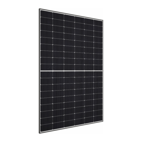 SHARP 410W Monocrystalline PERC Solar Panel – Sleek Black Frame Design (Model NU-JC410B)