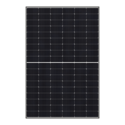 SHARP 410W Monocrystalline PERC Solar Panel – Sleek Black Frame Design (Model NU-JC410B)