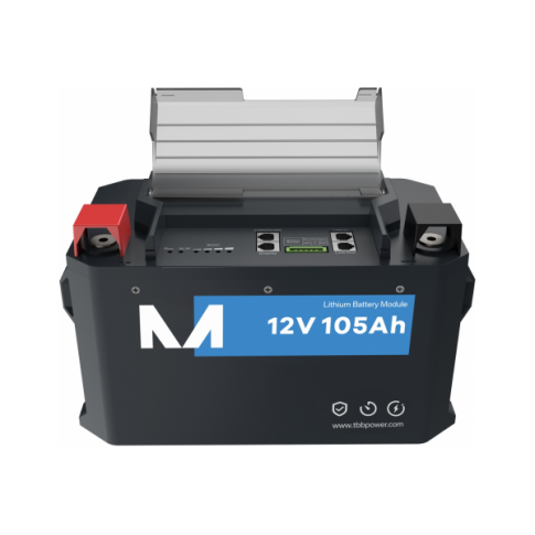 TBB Power 105Ah 12V LiFePO₄ Battery with Heating & 200A BMS – For Solar, Wind, Off-Grid & Leisure Applications
