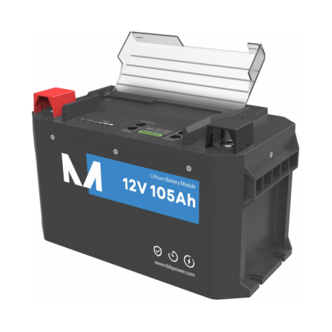 TBB Power 105Ah 12V LiFePO₄ Battery with Heating & 200A BMS – For Solar, Wind, Off-Grid & Leisure Applications