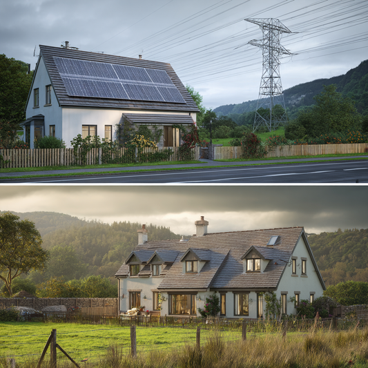 Grid-Tied vs Off-Grid Solar Systems in the UK – Key Differences Explained
