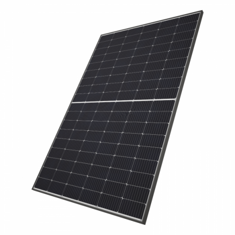 SHARP 410W Monocrystalline PERC Solar Panel – Sleek Black Frame Design (Model NU-JC410B)