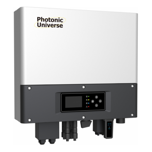 Photonic Universe 3600W 48V Hybrid Inverter – Grid Tie & Off-Grid with Dual MPPT and 75A Mains Charger