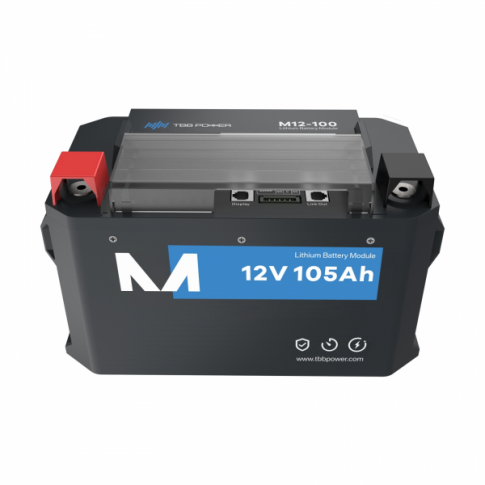 TBB Power 105Ah 12V LiFePO₄ Battery with Heating & 200A BMS – For Solar, Wind, Off-Grid & Leisure Applications