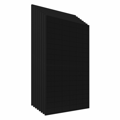 Pallet of 20 × 430W Sharp NU-JC430B Full Black Monocrystalline Solar Panels (TOPCon Cells) - SolarVoxGreen