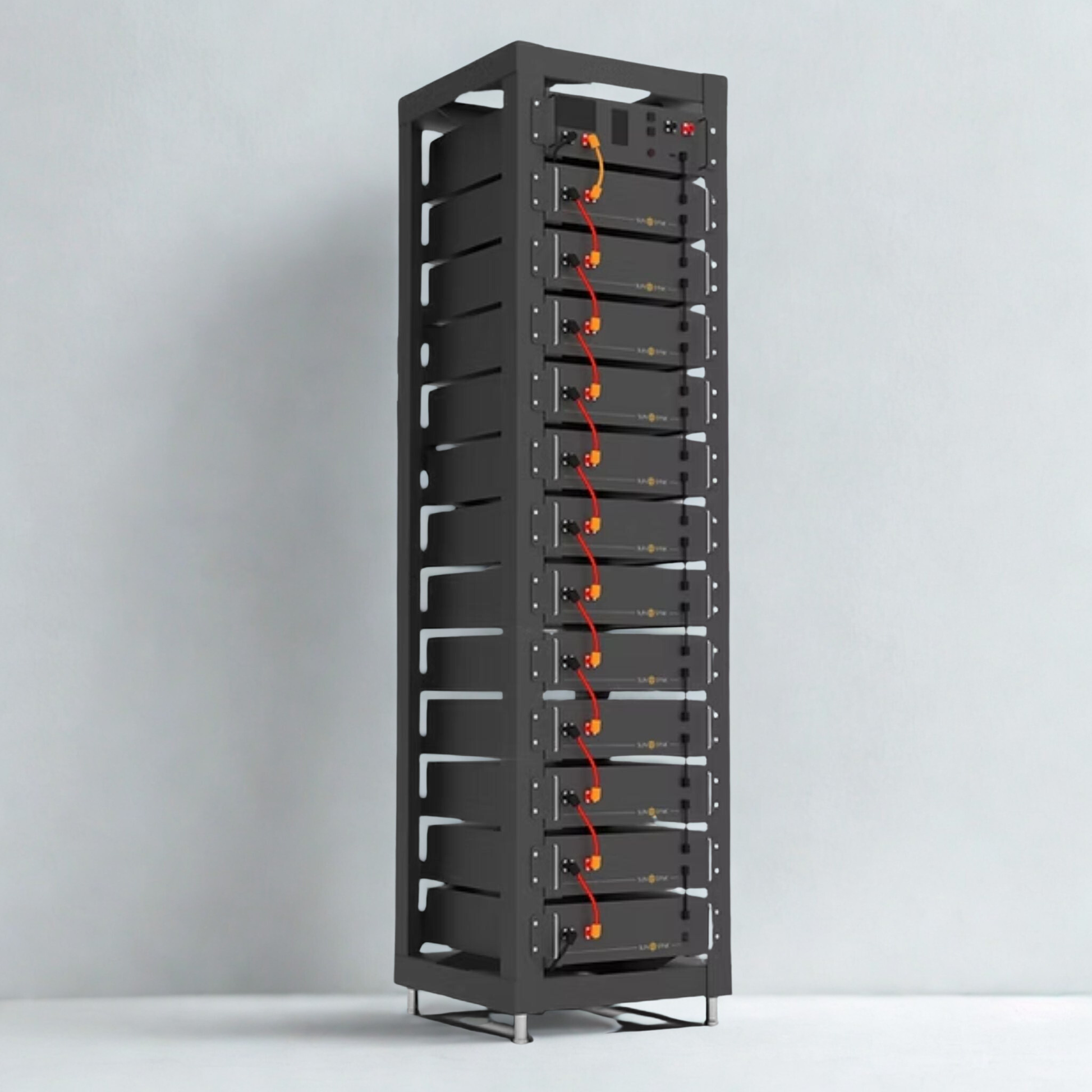 Sunsynk GX60 High Voltage LiFePO₄ Battery Rack – 61.44 kWh Energy Storage System - SolarVoxGreen