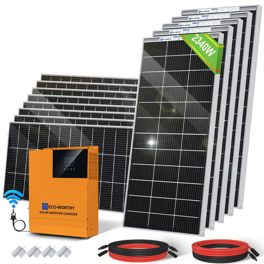 2340W 48V Complete MPPT Off-Grid Solar Kit